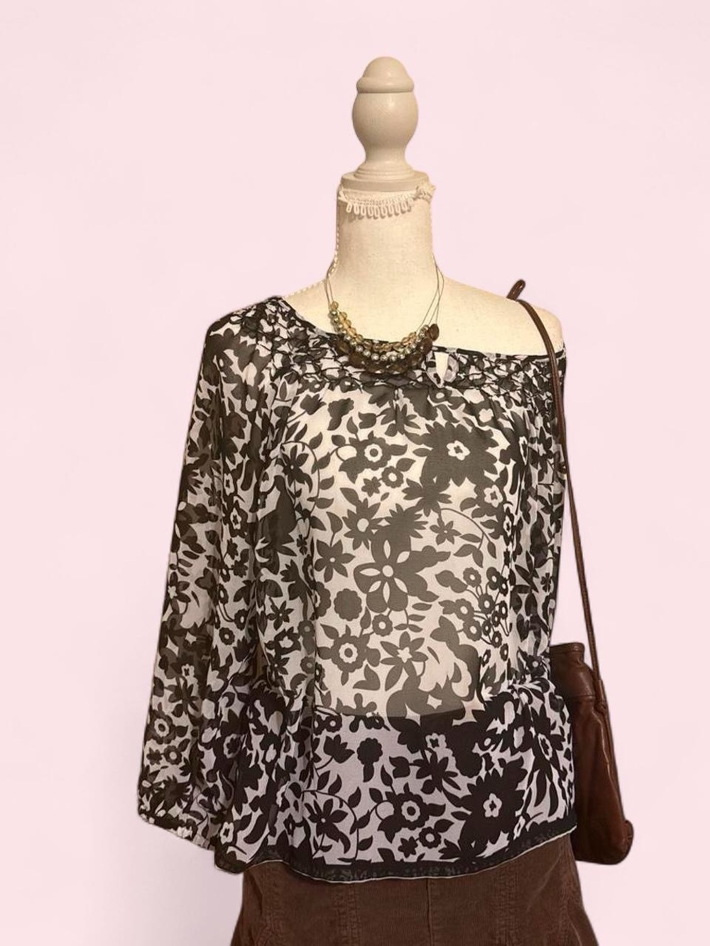 Floral Sheer Blouse